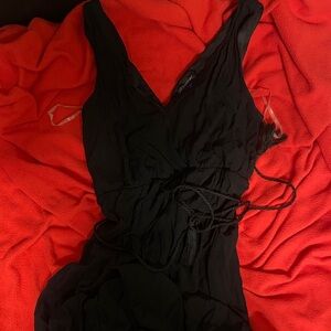 Elegant Black Women's maxi dress